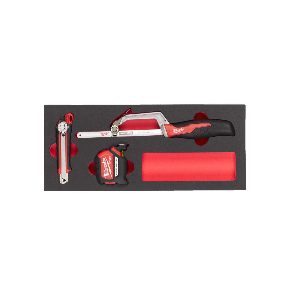 Messen und Schneiden Einlage 3-teilige Einlage für Werkstattwagen 78 cm